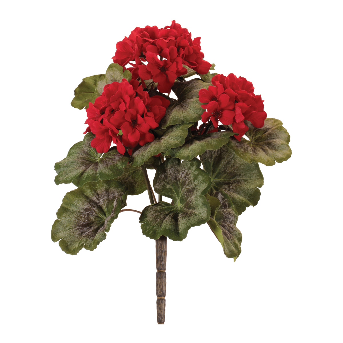 Geranium Bush (Set of 2) 14.5”H Polyester -Ship Only