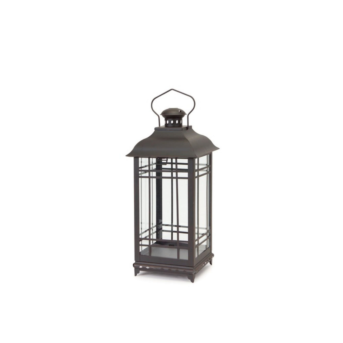 Traditional Black Metal Lantern (Set of 3) -Ship Only