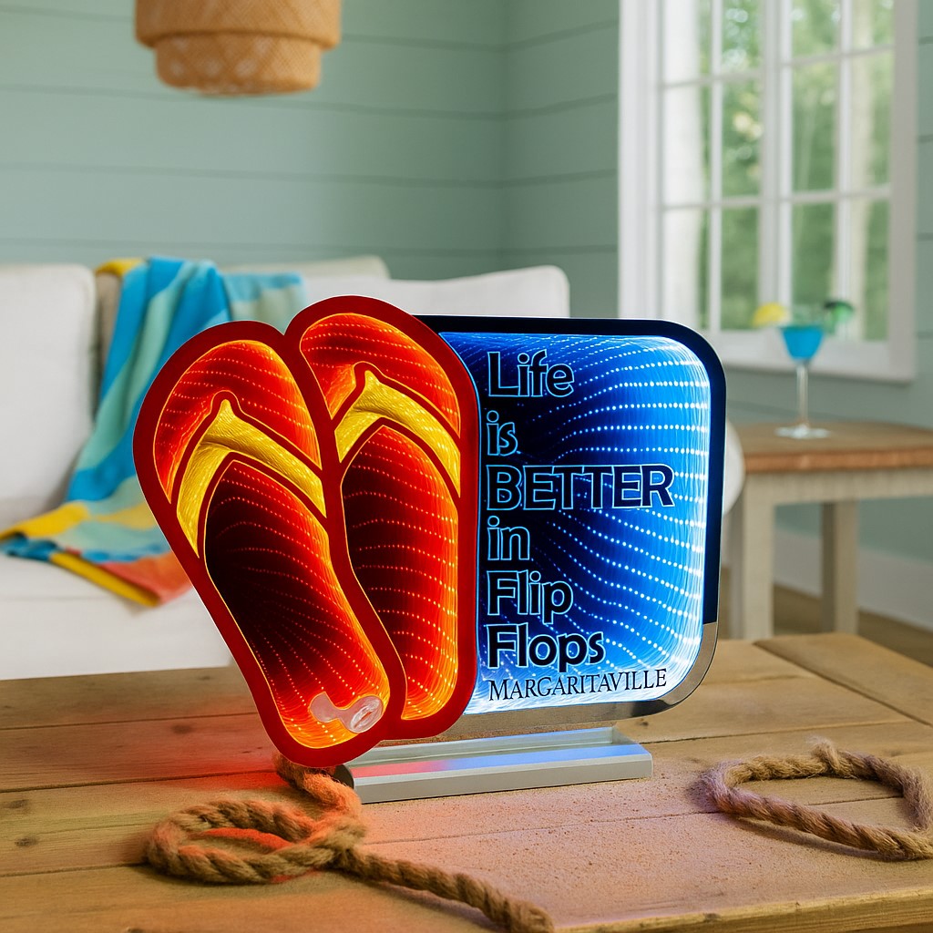 Margaritaville Flip Flop EkkoLight 12"H