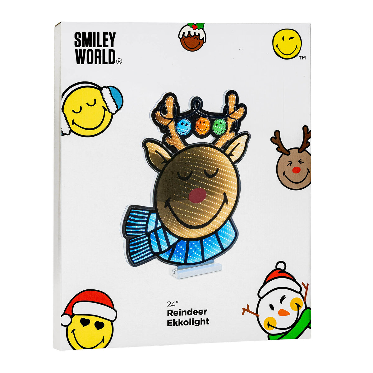 SmileyWorld(R) Holiday Reindeer Ekkolight 21"H