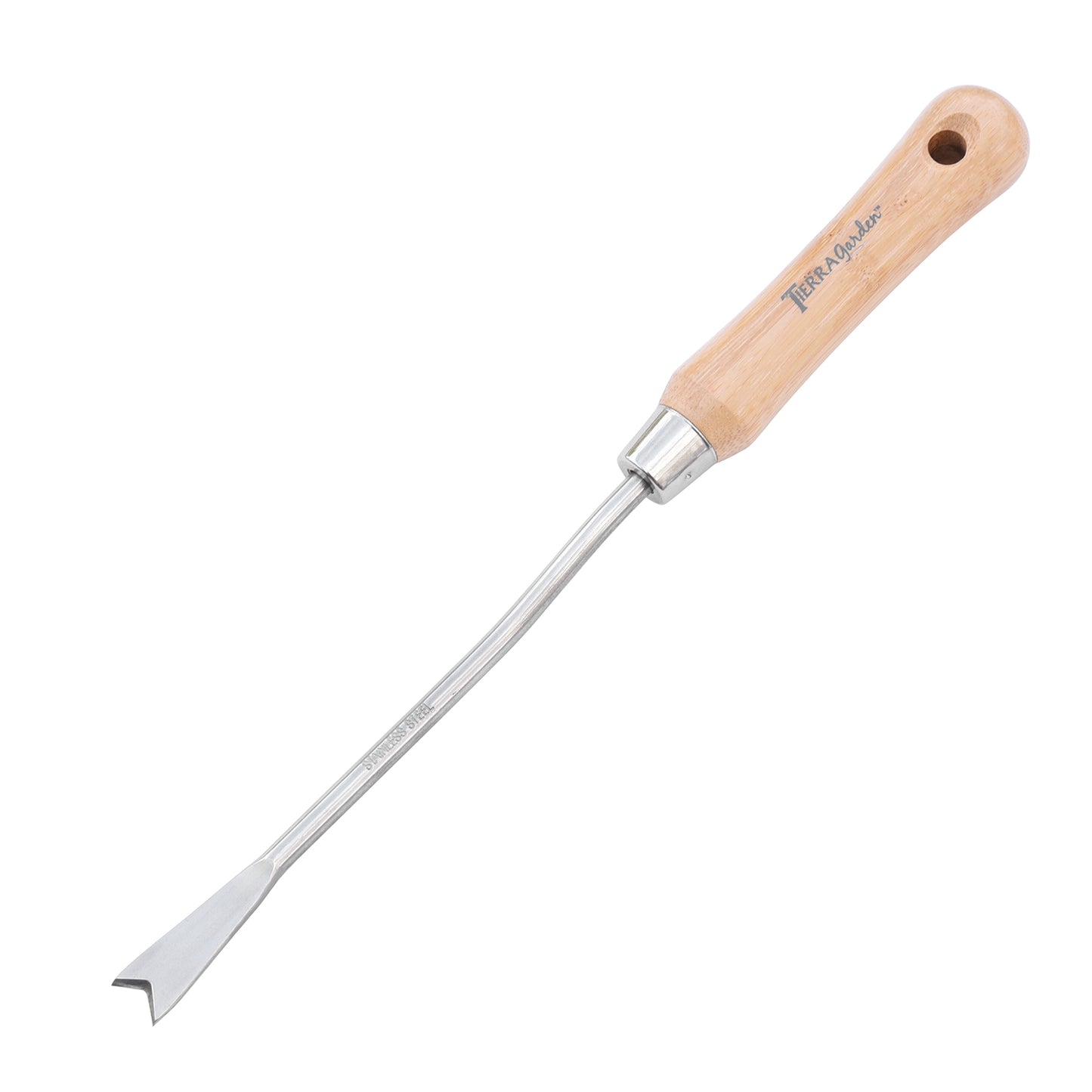 Stainless Steel Weeder with Bamboo Handle -Ship Only