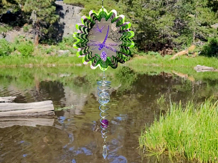 Animated Dragonfly - Mini Set Wind Spinner