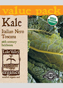 ORGANIC KALE ITALIAN NERO TOSCANA VP HEIRLOOM