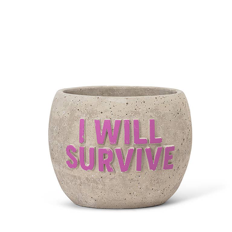 I WILL SURVIVE Planter