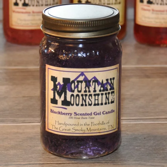 Blackberry Moonshine Mason Jar Candle
