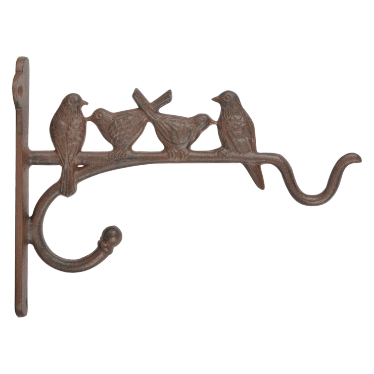 Hanging Basket Hook with Birds