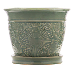 Annandale Planter In Celadon Finish