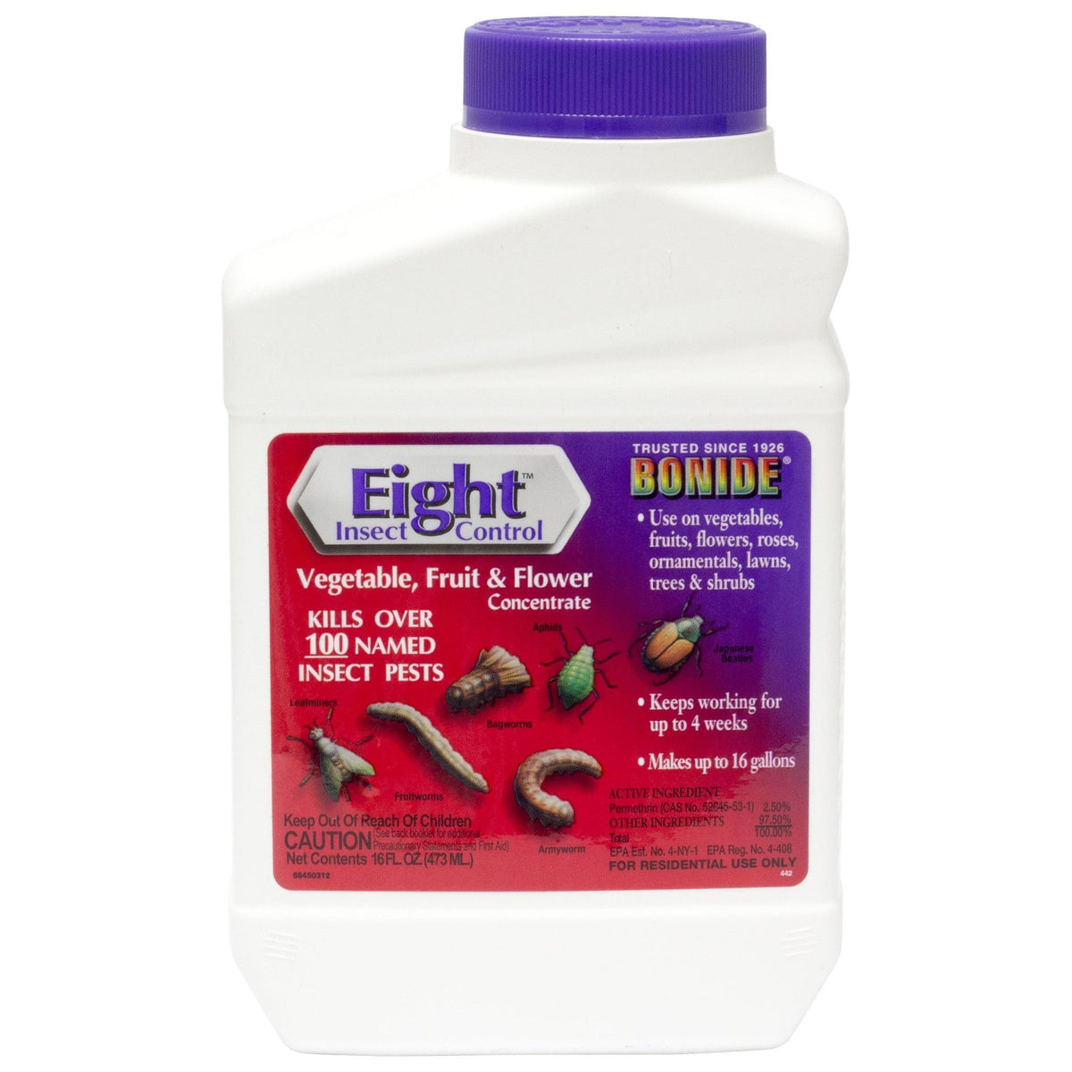 Eight Insect Control Vegetables, Fruit, and Flower