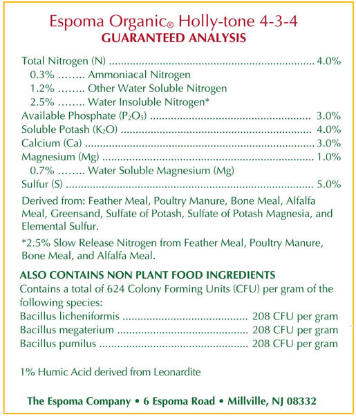 Espoma Holly Tone