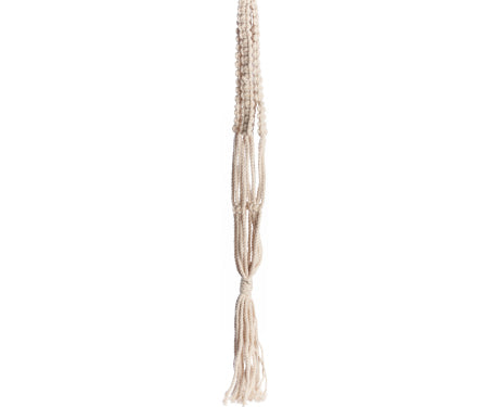 17" Woven Zigzag Cotton Plant Hanger