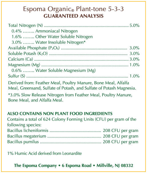 Espoma Plant Tone