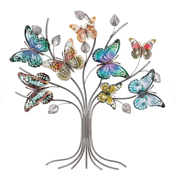Lustre Tree of Life Wall Decor - Butterfly