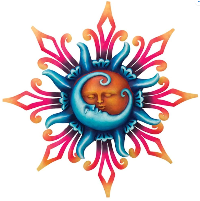 Sun/Moon Wall Decor