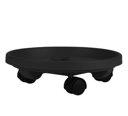 Round Black Caddy
