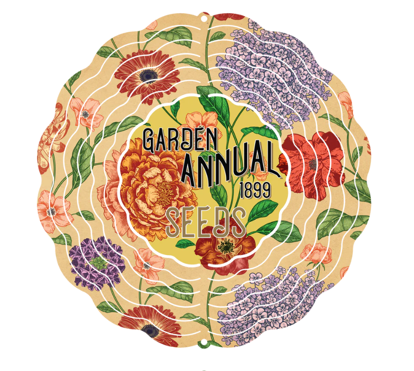 Garden Seeds Wind Spinner (10")