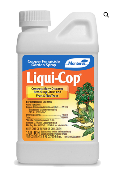 Liqui-Cop Copper Fungicide Garden Spray