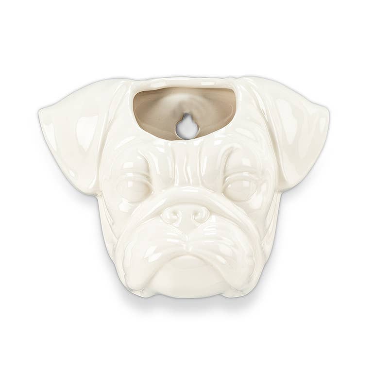 pug succulent planter Pug Head Wall Planter – Pandy's Garden Center