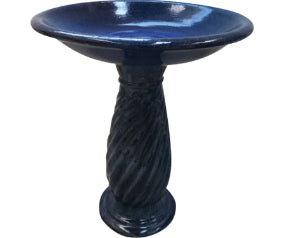 23" Miami Blue Bird Bath