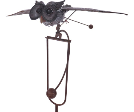 Dwight Rocking Owl Yard Stake