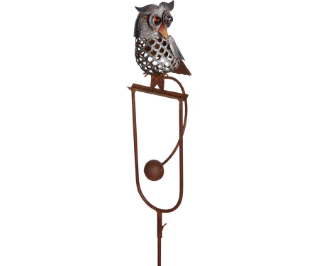 41" Rocking Perched Owl Garden Stake
