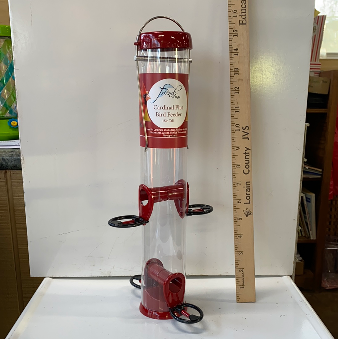 Cardinal Plus Bird Feeder