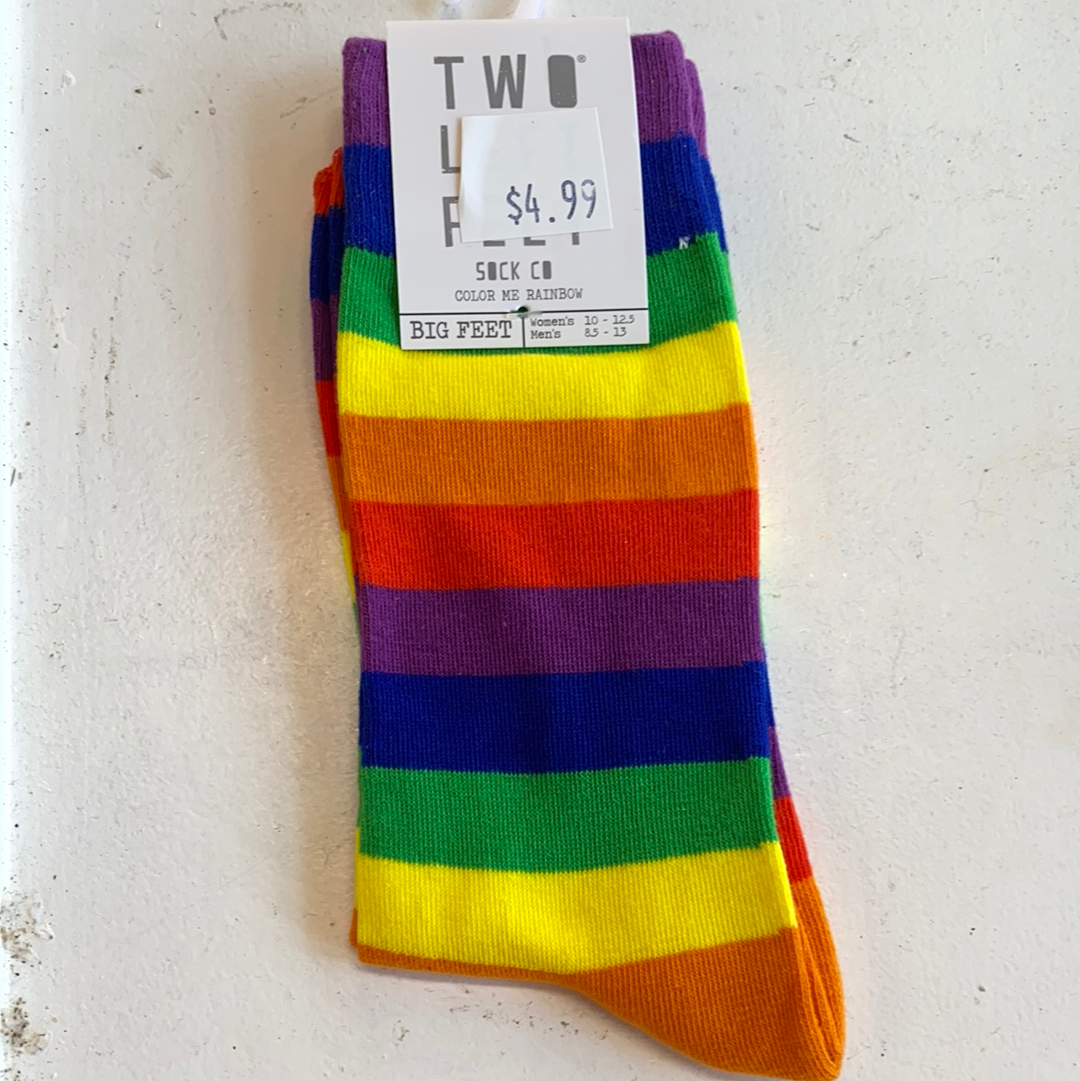 Color Me Rainbow Big Feet