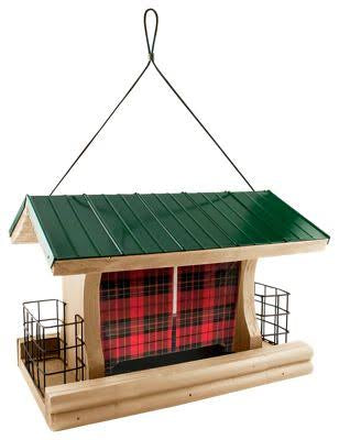 Buffalo Plaid Ranch and Suet Feeder