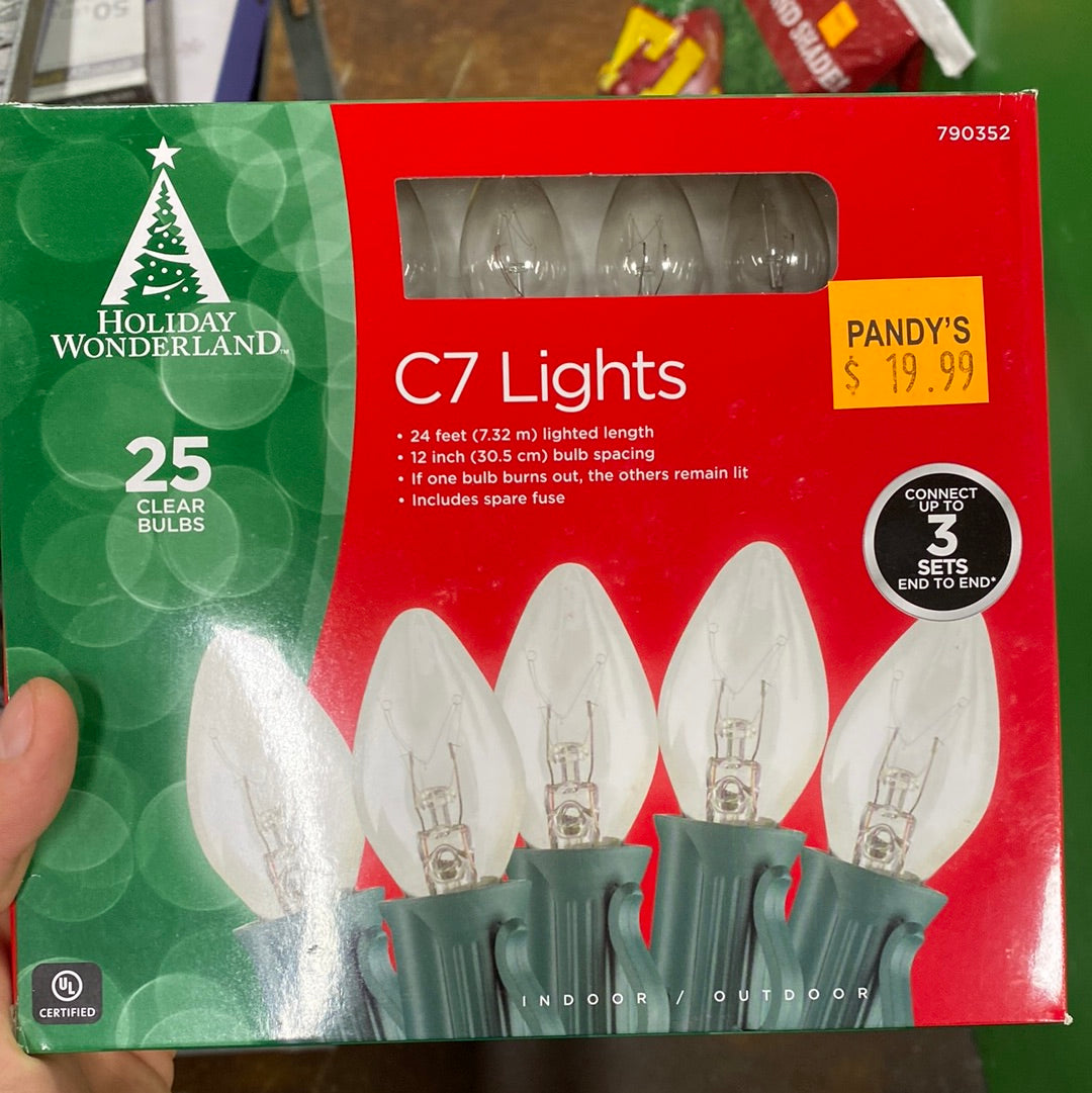 C7 Lights Indoor/Outdoor Clear
