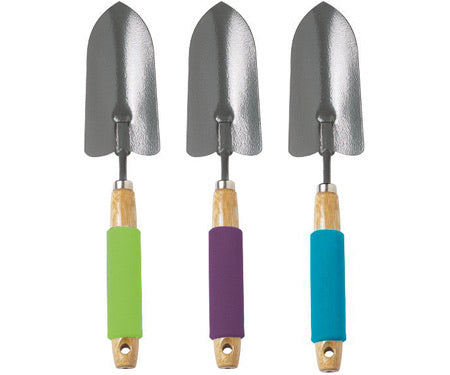 Splash Trowel With Wood Handle and Comfort Foam Grip