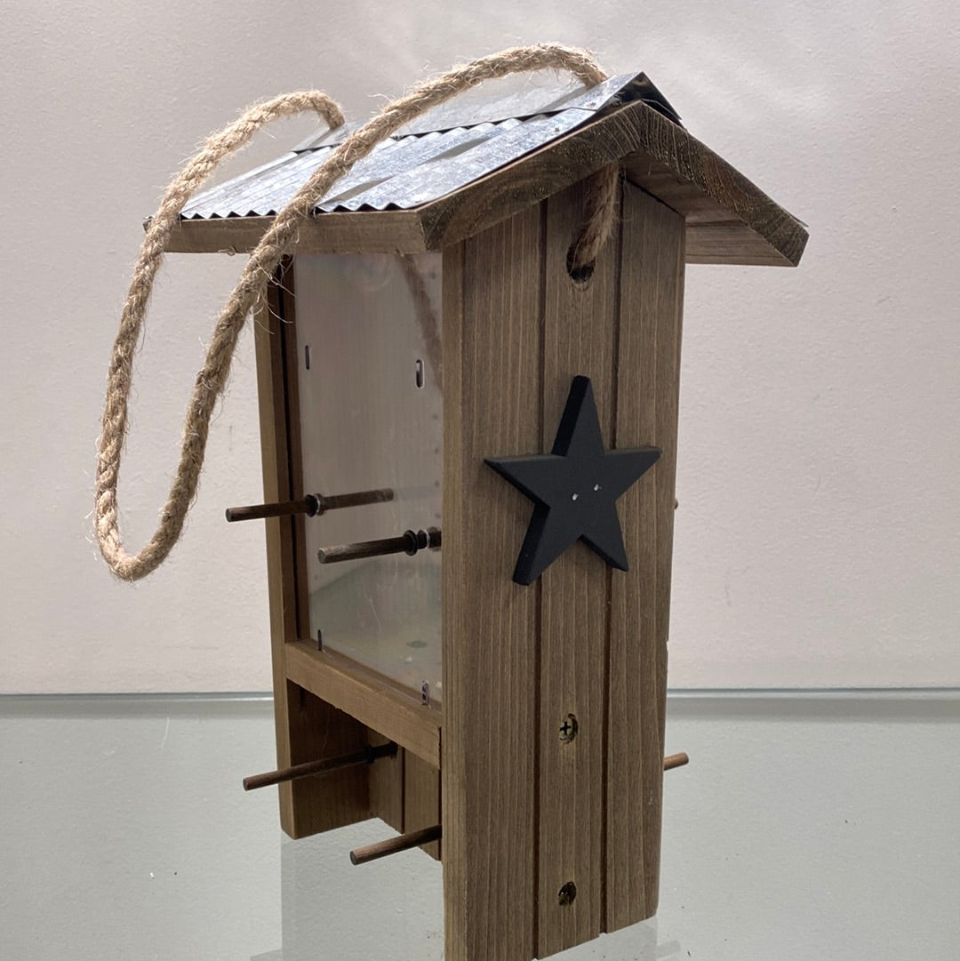 Rustic Farm House Finch Feeder