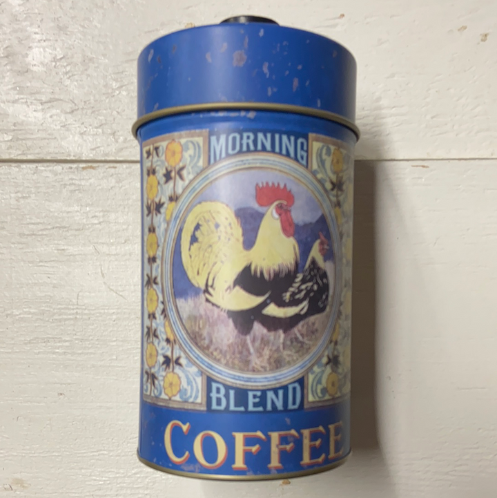 Farm 4 Piece Blue Jar Set Tea, Coffee, Flour, and Sugar