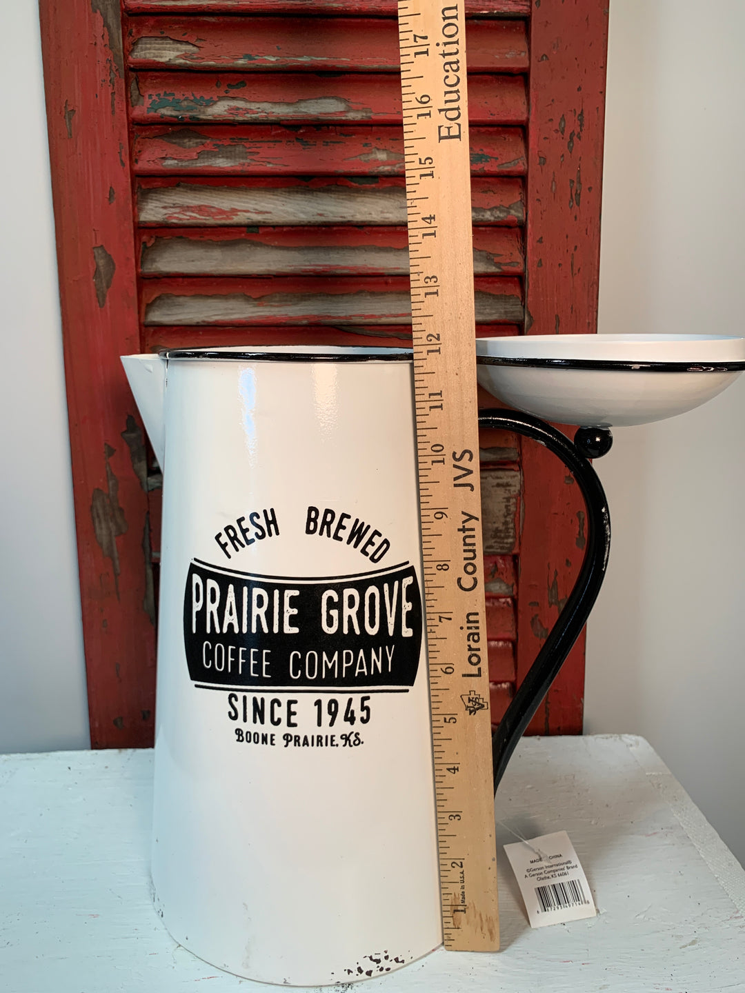 Metal milk pitcher