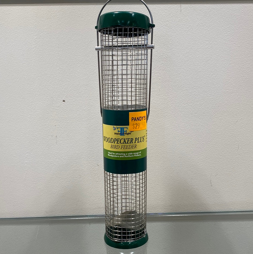 Friends of Flight Woodpecker Plus Bird Feeder 18”