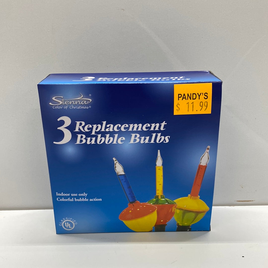 3 Replacement Bulb Bubble Bulbs