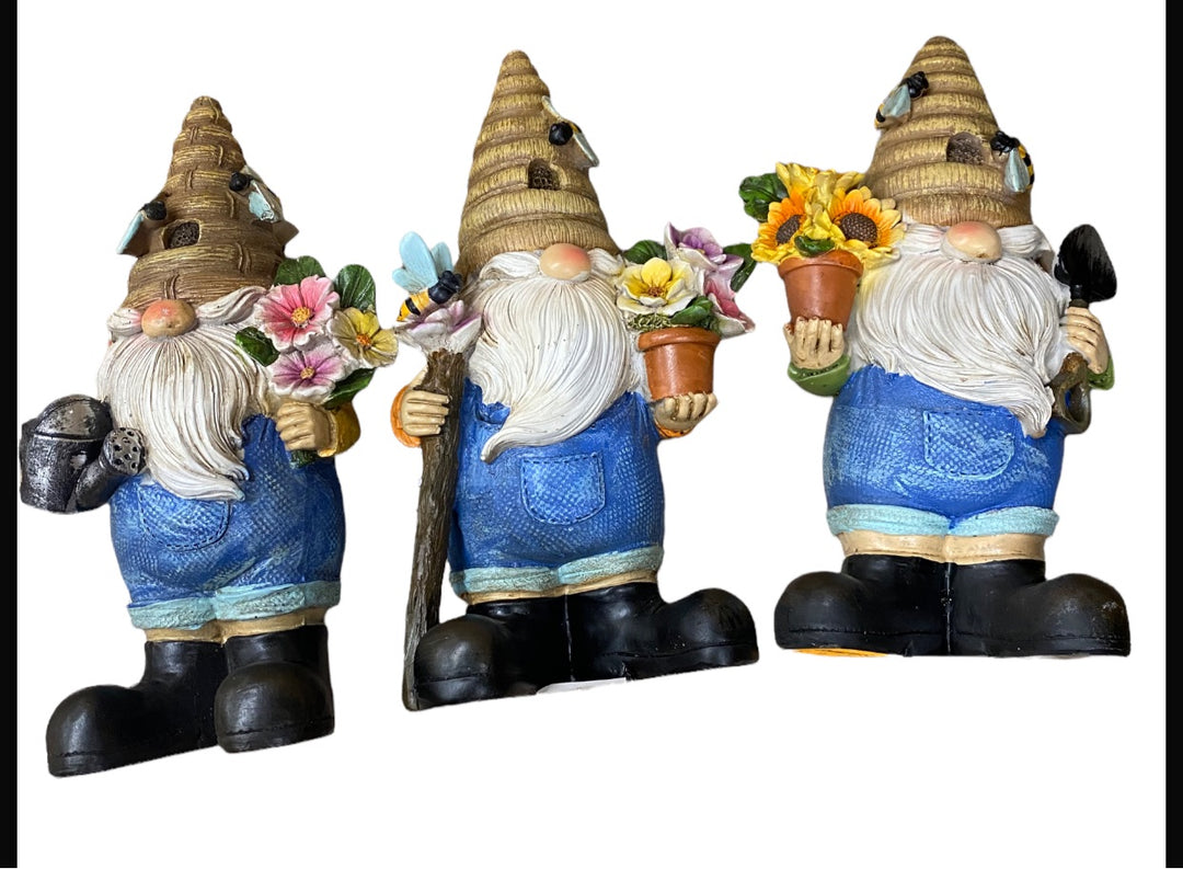 Resin Beehive Gnome Figurine