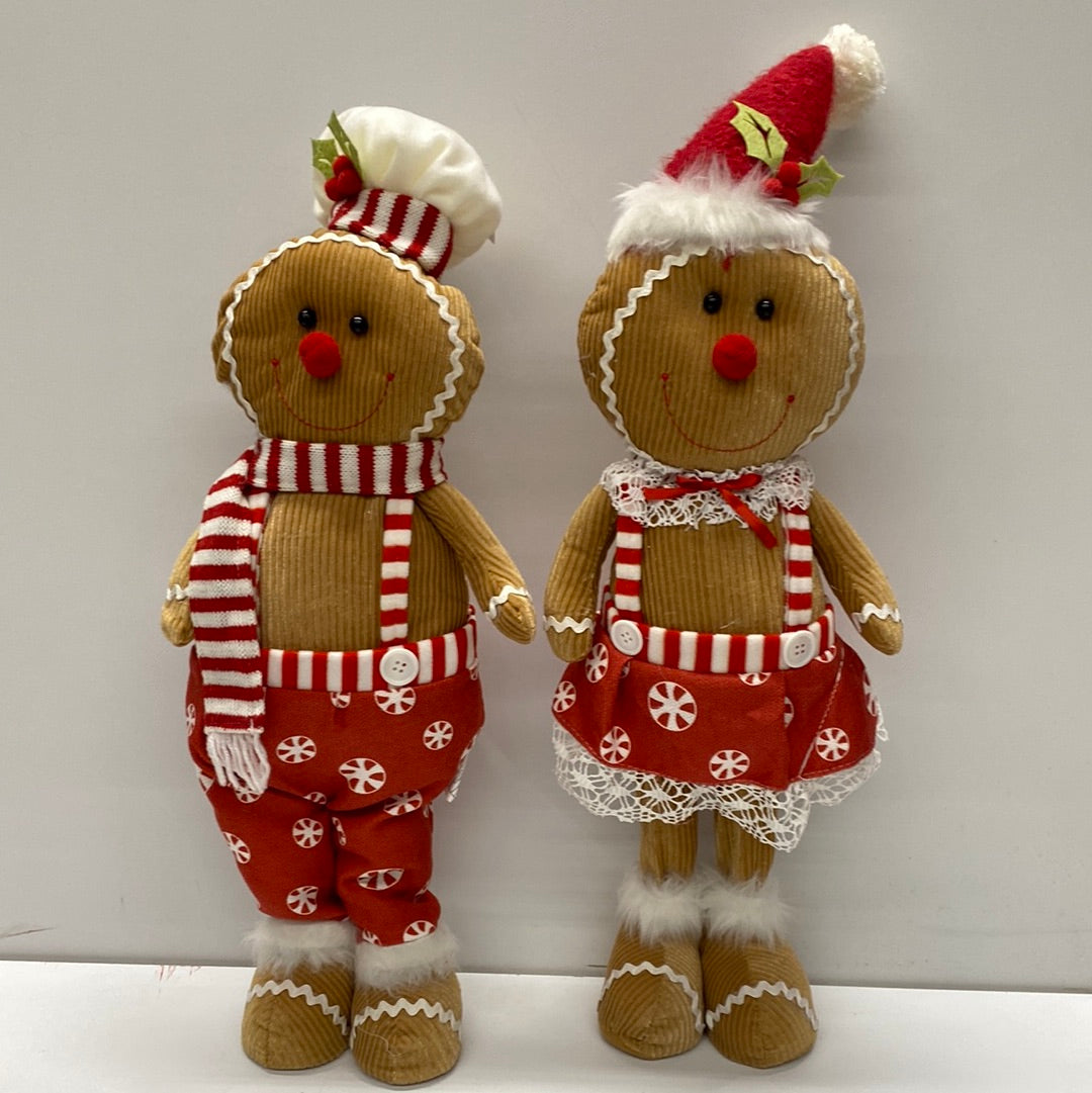 Plush Gingerbread Figurine