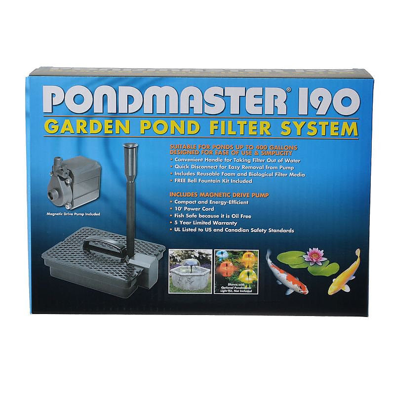 Pond Master 190 Pump/Filter Kit