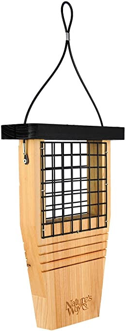 Cedar Suet Tail Prop Feeder