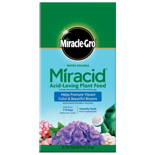 is miracle gro plant food the same as fertilizer Miracle-Gro Water Soluble Miracid Acid-Loving Plant Food, 4 Lbs