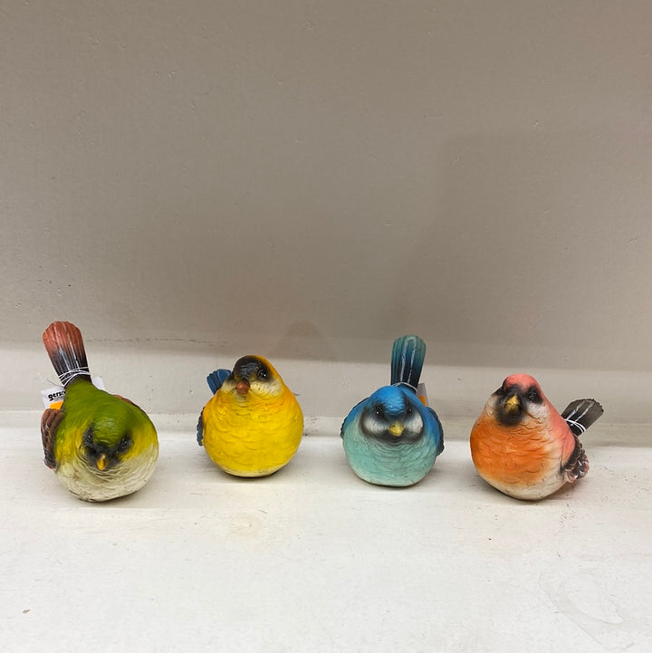 4.5”L Resin Spring Bird Figurin