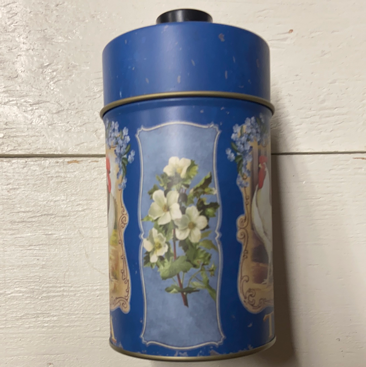 Farm 4 Piece Blue Jar Set Tea, Coffee, Flour, and Sugar