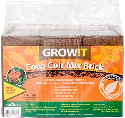 Grow It Coco Coir Peat Bricks (3 in One Pack!)
