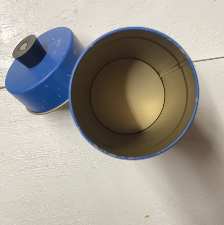 Farm 4 Piece Blue Jar Set Tea, Coffee, Flour, and Sugar