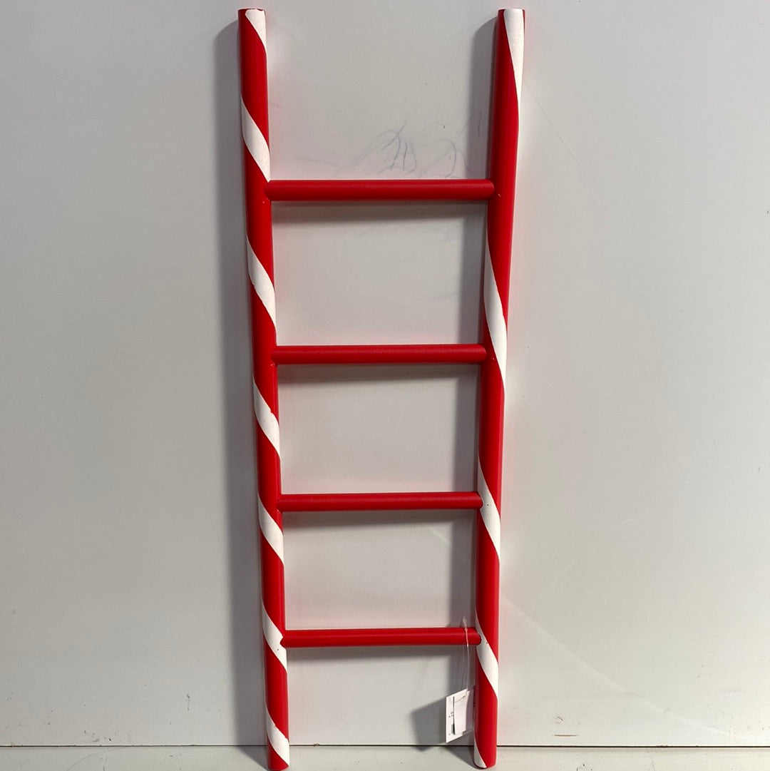 24” Wooden Holiday Candy Cane Ladder