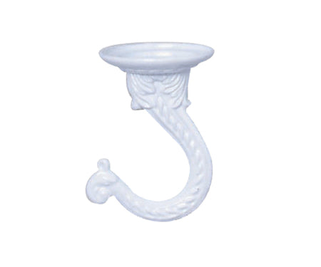 Jumbo White Ceiling Hook