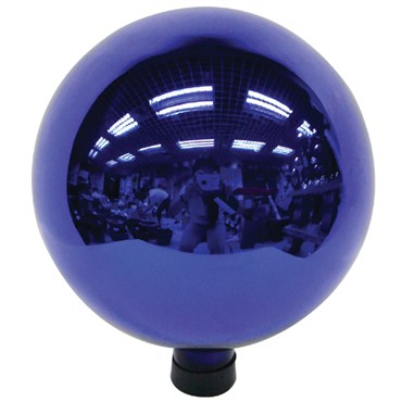 Gardener Select 10" Metallic Blue Gazing Globe