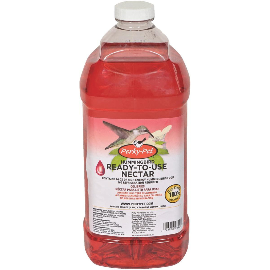 Perky-Pet Ready to Use Hummingbird Nectar - Red (64 oz.)