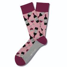 Two Left Feet Wine O'Clock Socks