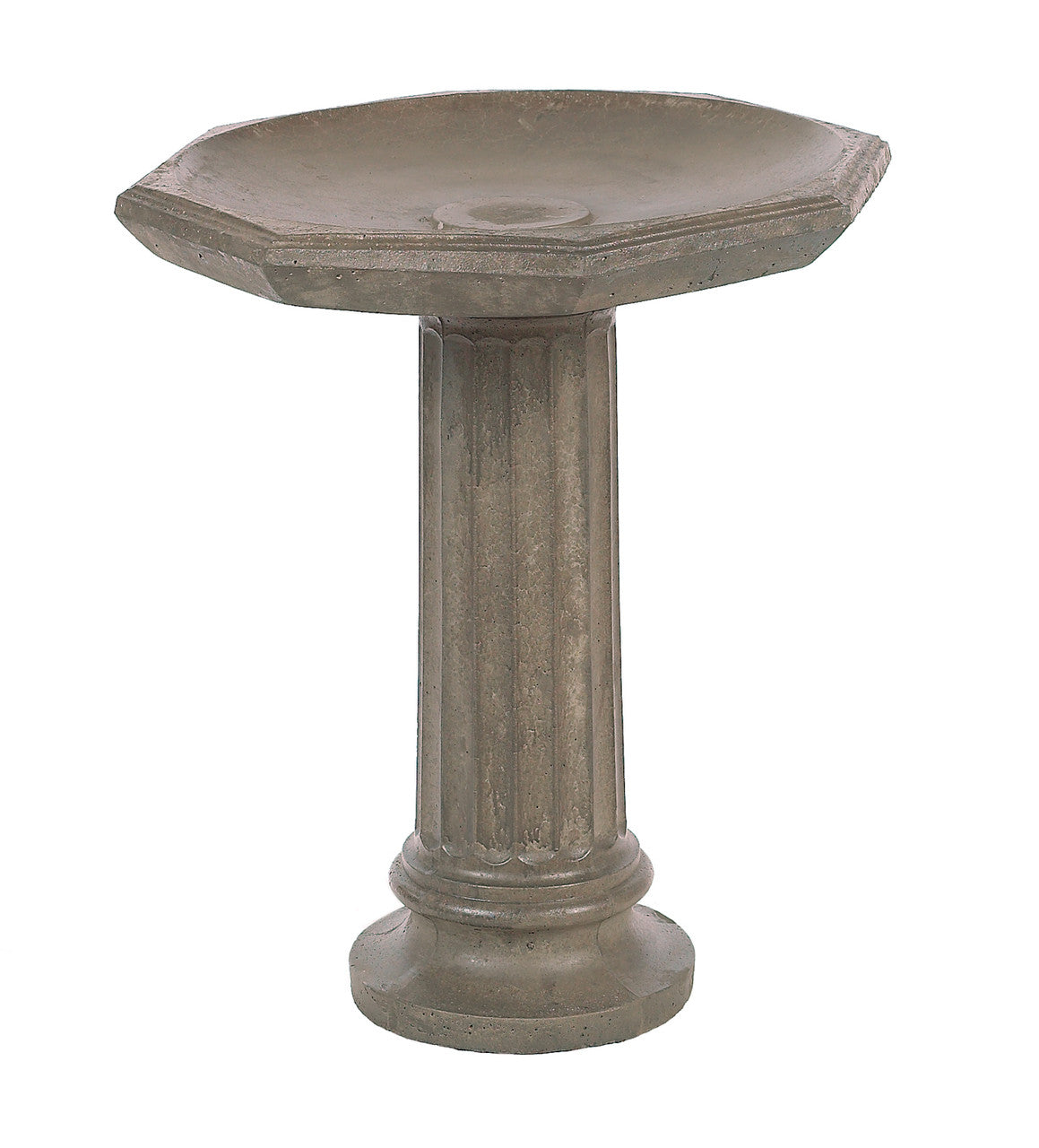 Large Octogon Birdbath