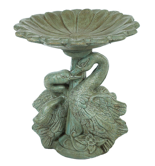 Swan / Gerbera Birdbath